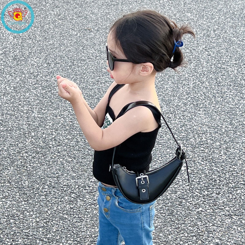 Túi đeo chéo vai IQ ANGEL mini phiên bản Hàn Quốc thời trang sang trọng cho bé gái