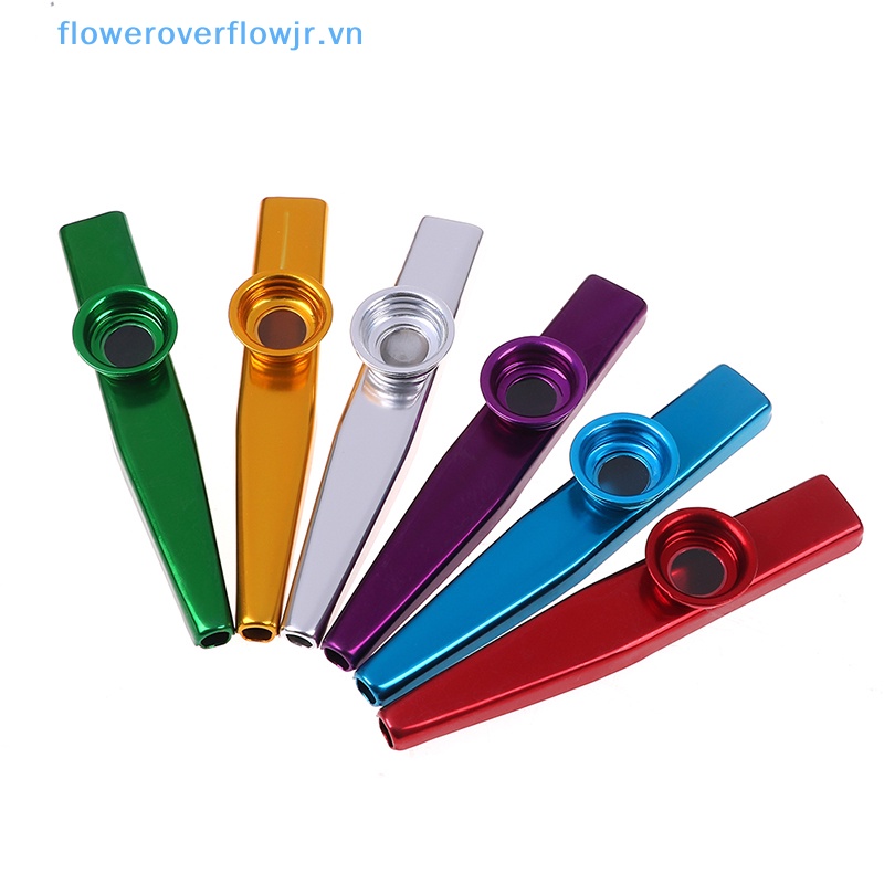 Fjr Kèn Kazoo Hợp Kim Nhôm Với 5 Cây Sáo diaphragm Cho Trẻ Em Và Người Yêu Thích