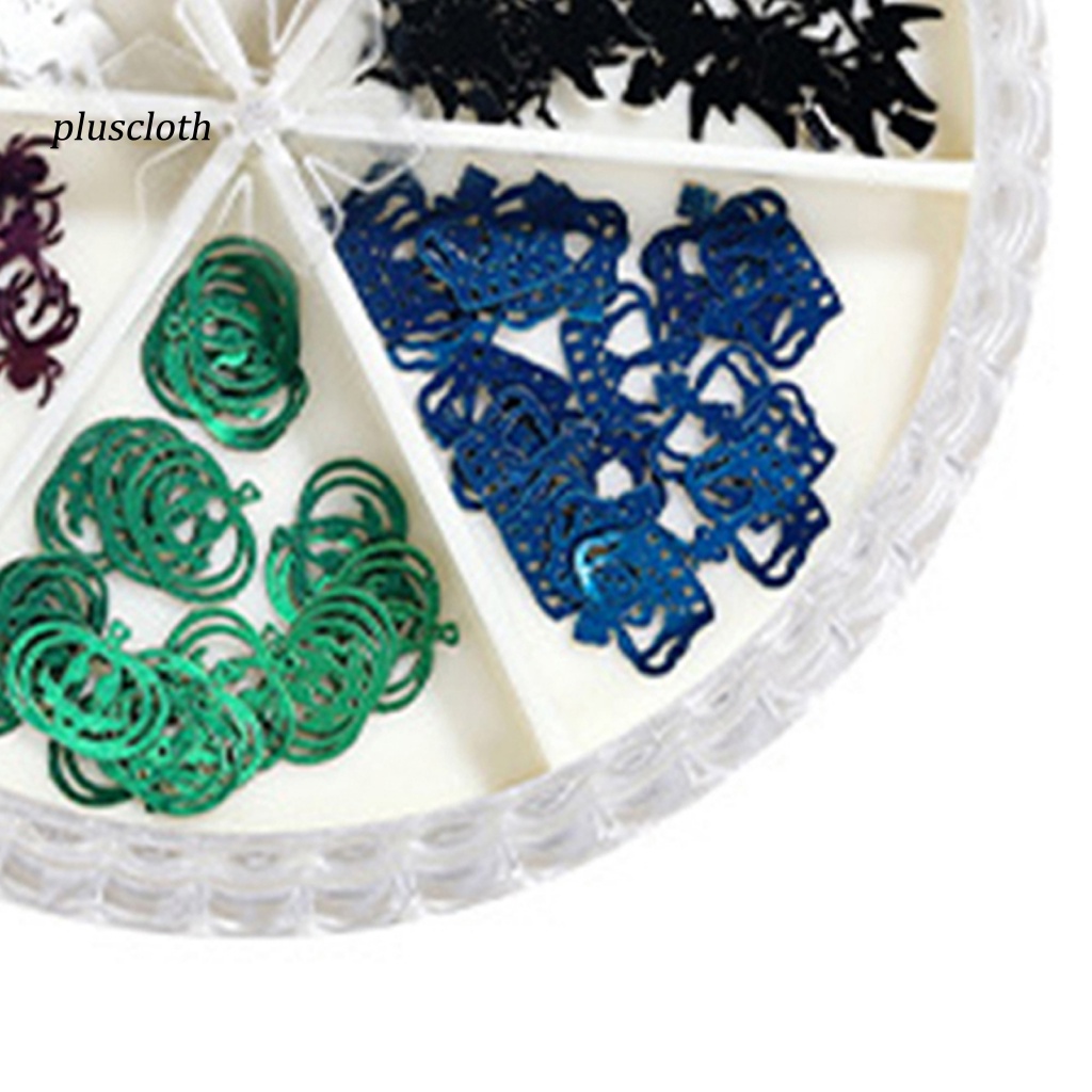 1 Hộp Sticker Dán Móng Tay Nghệ Thuật Chủ Đề Halloween