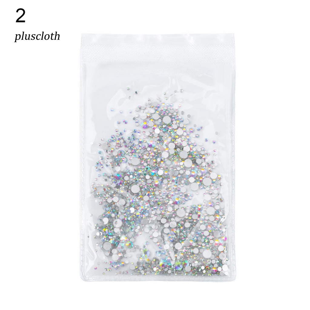 Set 1440 Hạt Đá Thủy Tinh Nhiều Màu Đính Móng Tay