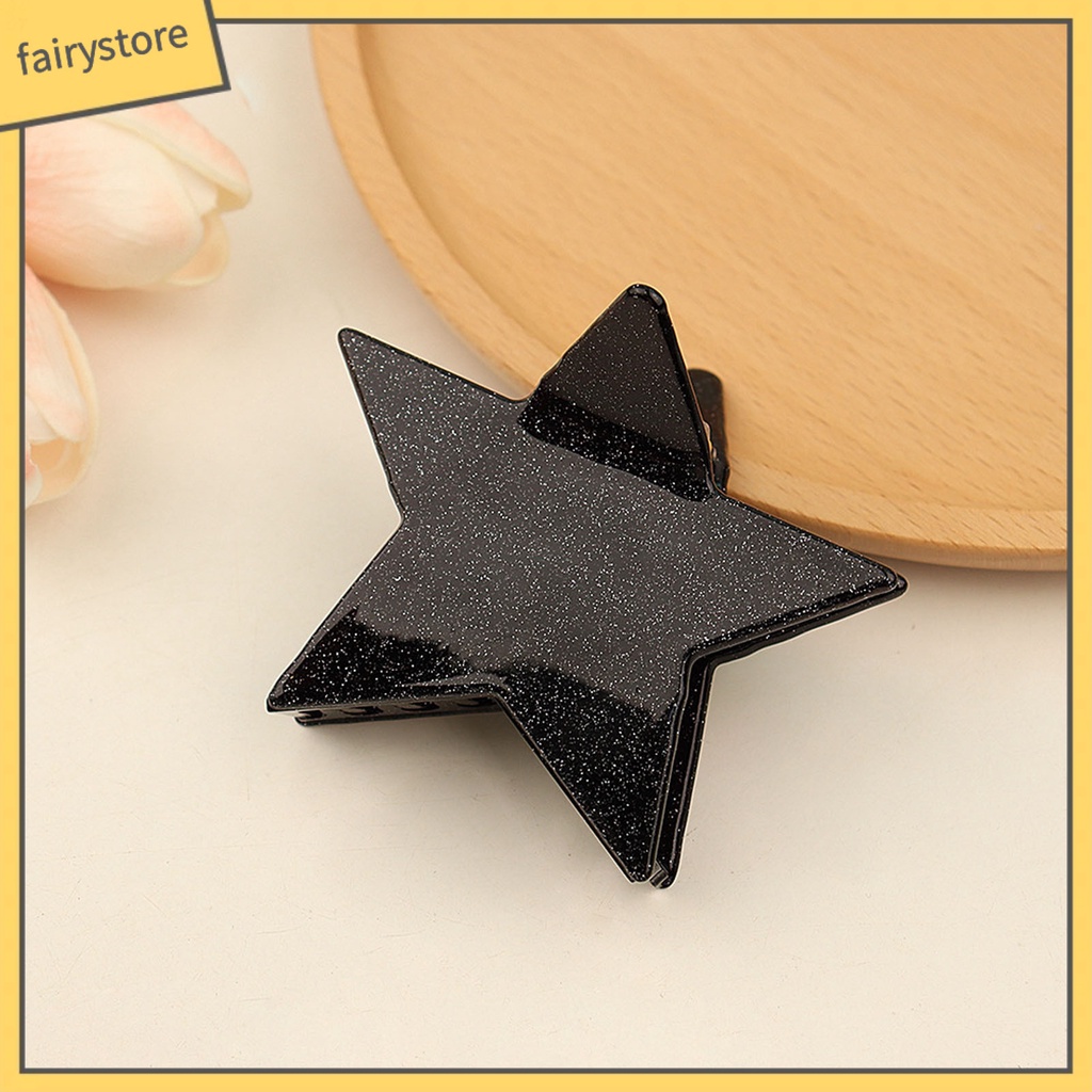 Kẹp Tóc Hình Ngôi Sao Năm Cánh Màu Sắc Tươi Sáng Phong Cách Đơn Giản Ngọt Ngào Cho Nữ