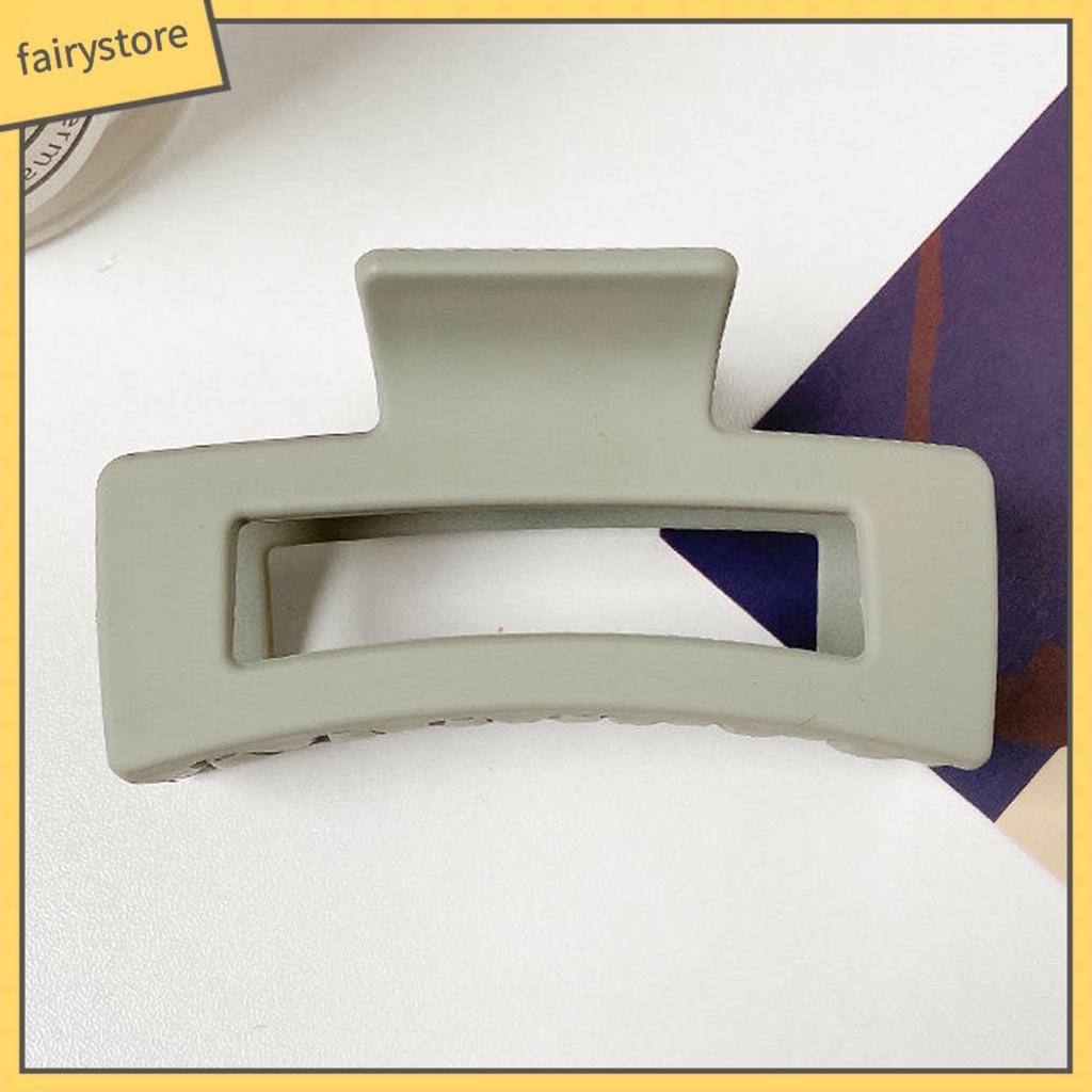 Kẹp Tóc Càng Cua Hình Vuông Lớn Chống Mài Mòn Đơn Giản