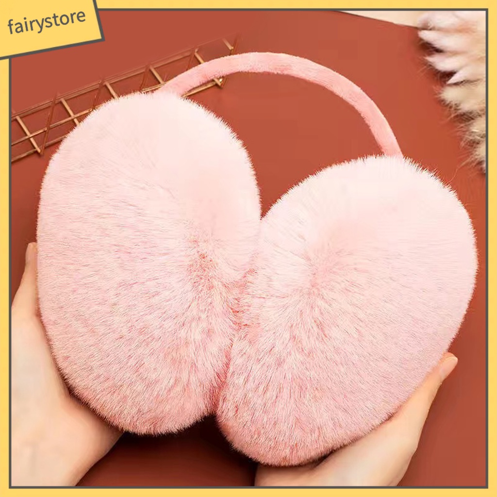 Chụp Tai Giữ Ấm Hình Tròn Bằng Lông Nhung Dày Dặn Cho Hoạt Động Ngoài Trời