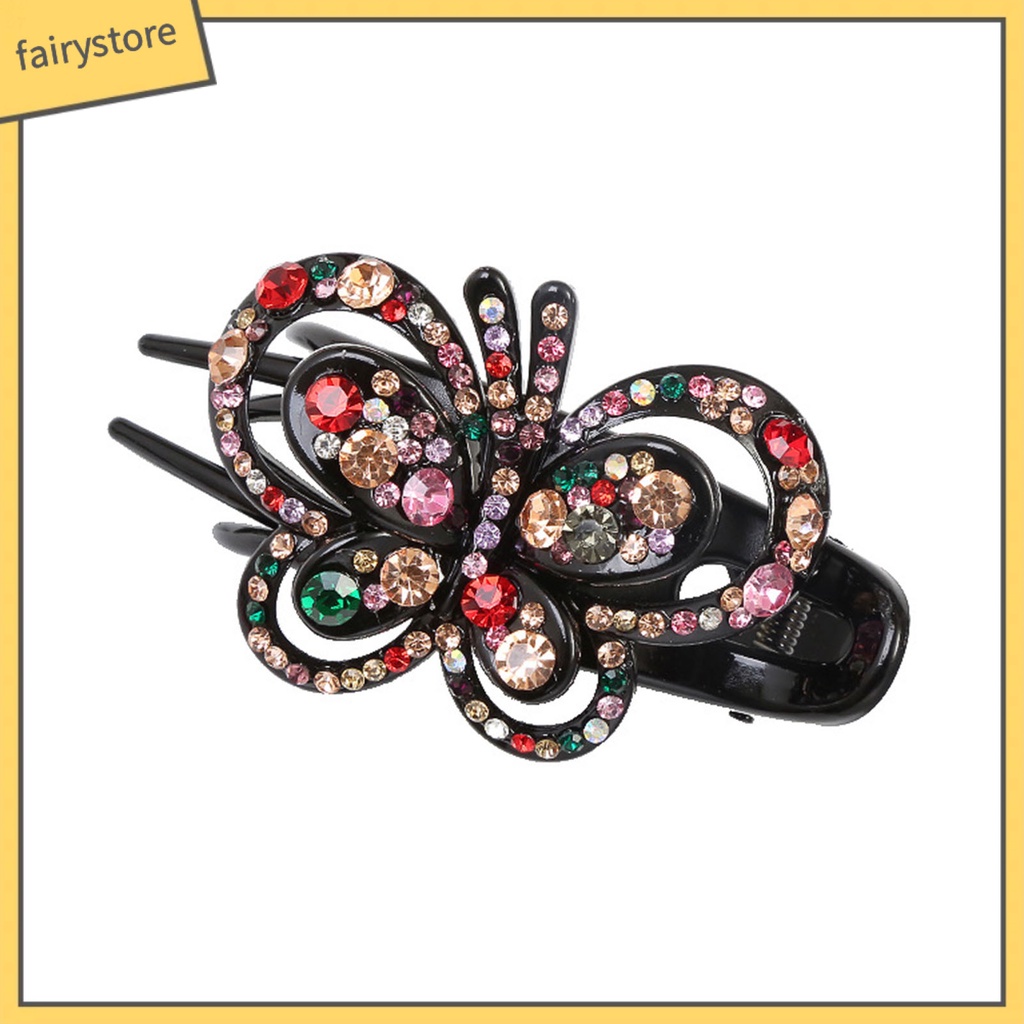 Kẹp Tóc 3 Kẹp Mỏ Vịt Đính Đá Trang Trí Thời Trang Sang Trọng Dành Cho Bạn Nữ