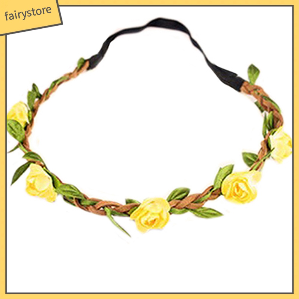 Băng Đô Hoa Cài Tóc Phong Cách Boho Cho Nữ