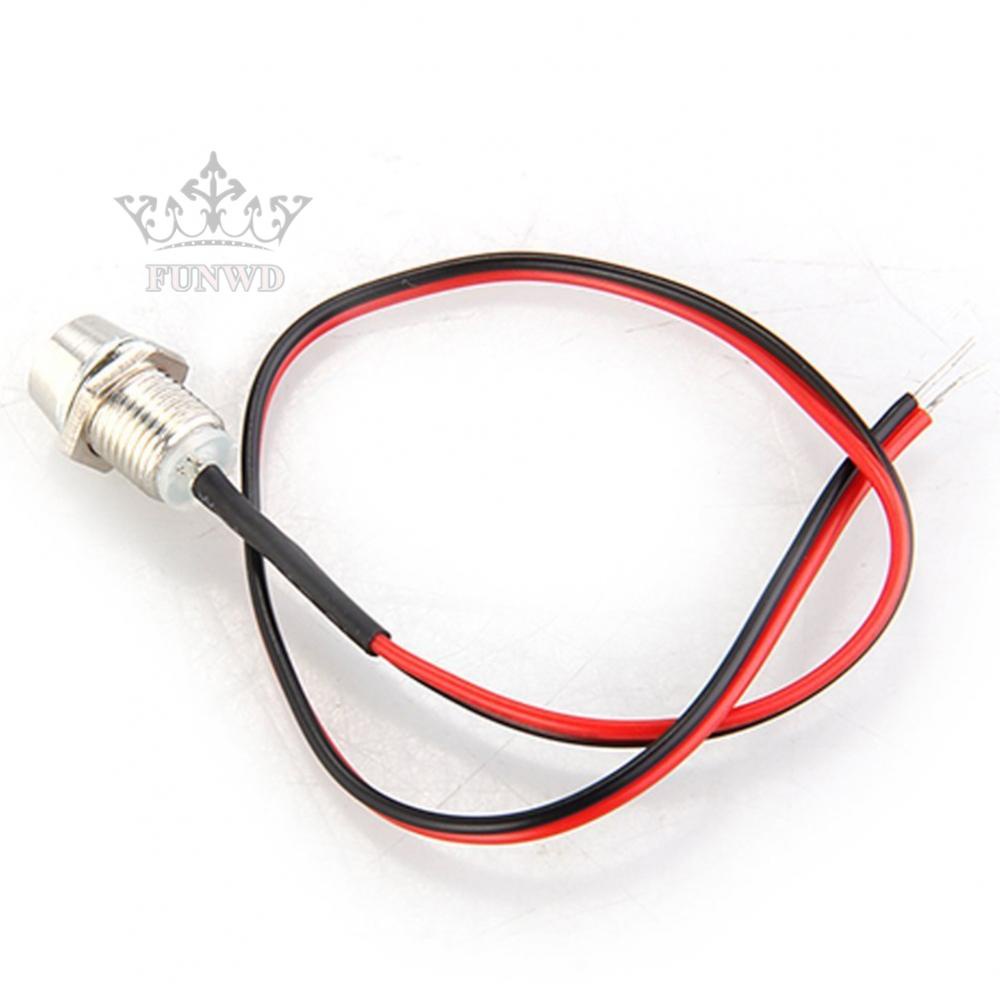 Set 5 Đèn LED 12V 6mm Chuyên Dụng Cho Xe Hơi / Tàu Thuyền Mới