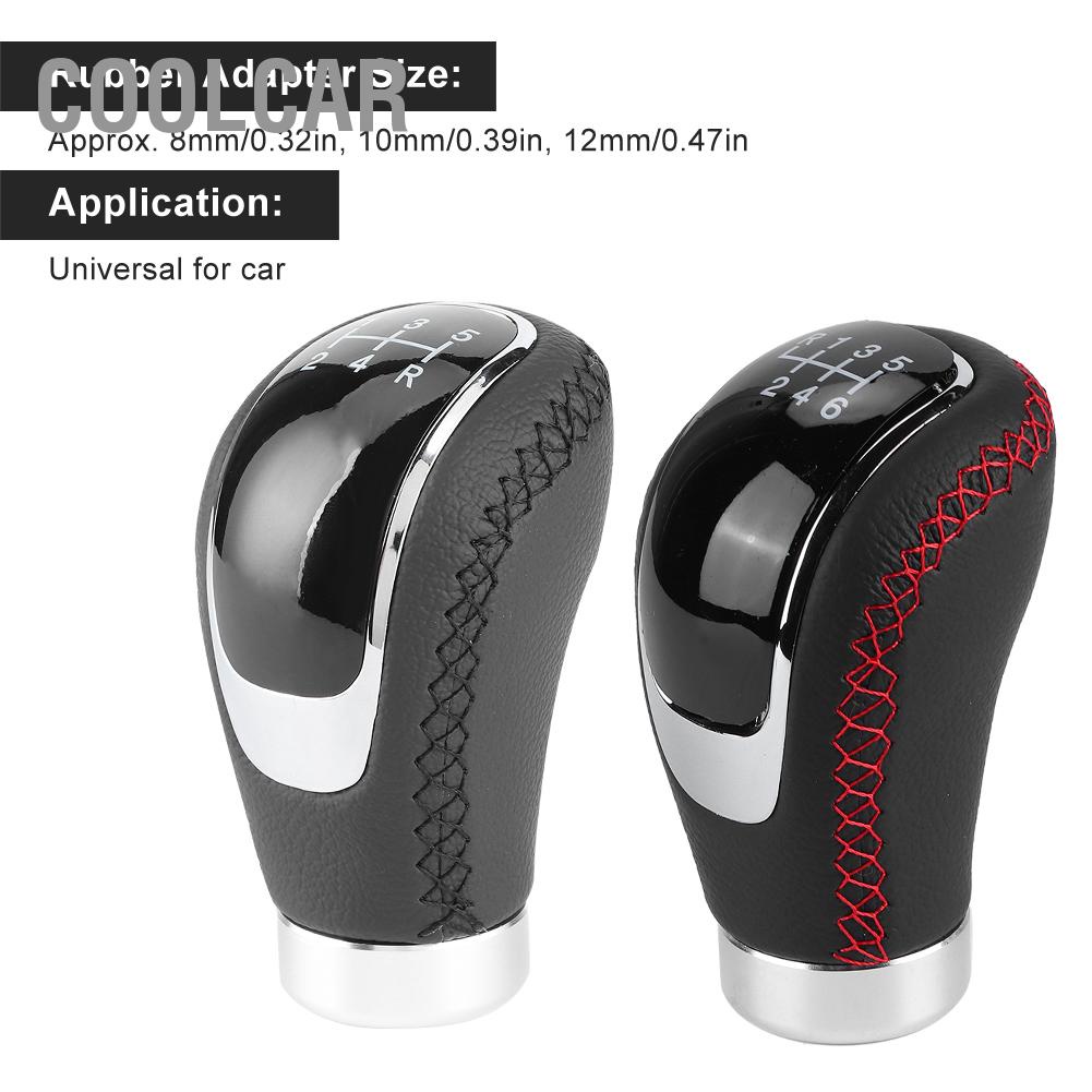 Tay nắm cần số ô tô - Núm Tay Gạt Cần Số - Đầu Sang Số Đòn Bẩy Bóng Ném Da Năng cho Đa năng Ô Tô Bánh Răng Chuyển Dịch Núm Dính - CoolCar