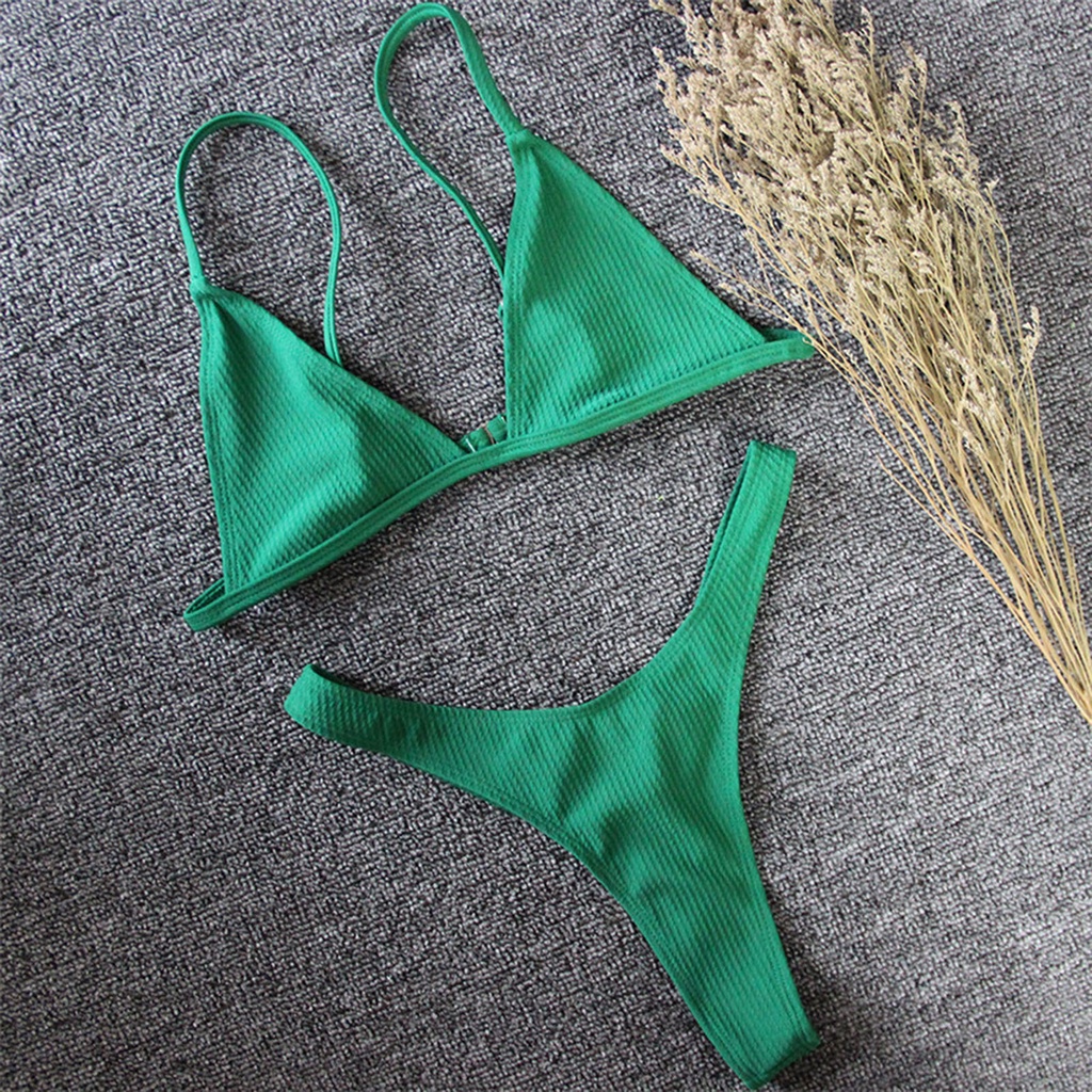 Set Bikini 2 Mảnh Hở Lưng Quyến Rũ Cho Nữ