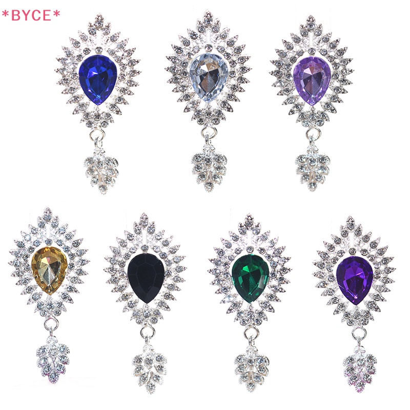 Ghim Cài Áo Hình Giọt Nước Đính Đá Pha Lê Sang Trọng Mới