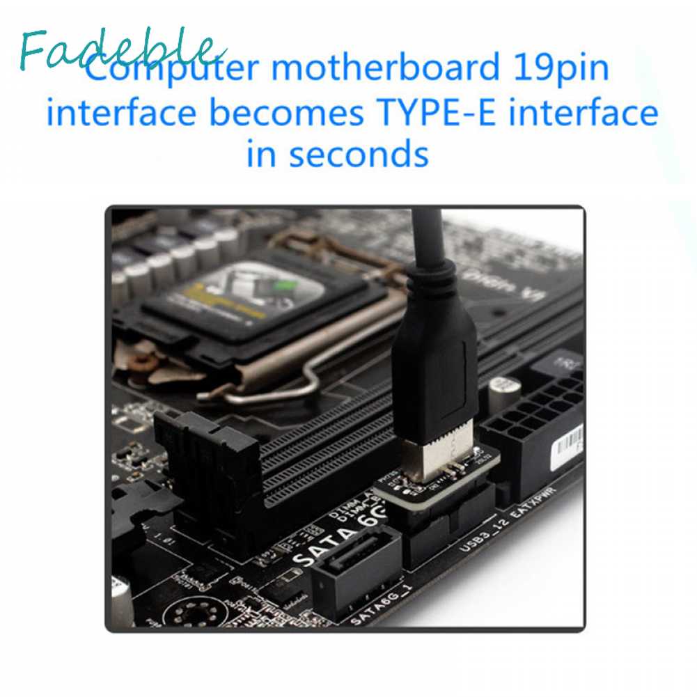 Đầu Chuyển Đổi USB 3.0 19P / 20P Sang TYPE E Chất Lượng Cao