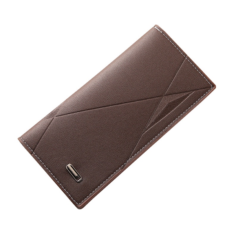 Ví Da Mềm Mỏng Dáng Dài Nhiều Ngăn Đựng Thẻ Thời Trang Cho Nam