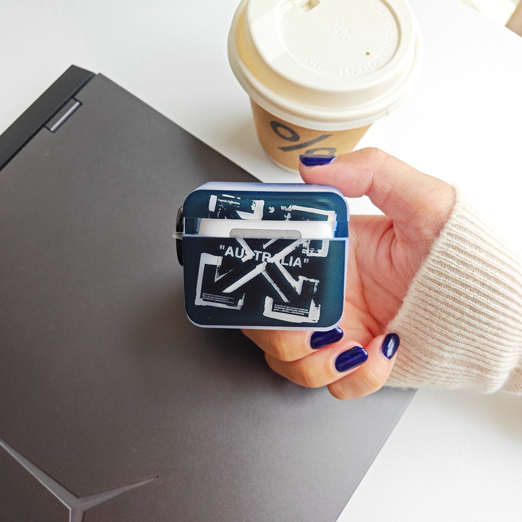 Vỏ Bảo Vệ Hộp Sạc Tai nghe không dây AirPods 1 2 gen3 pro2 2022 Bằng Silicon Họa Tiết Đầu Mũi Tên Thời Trang