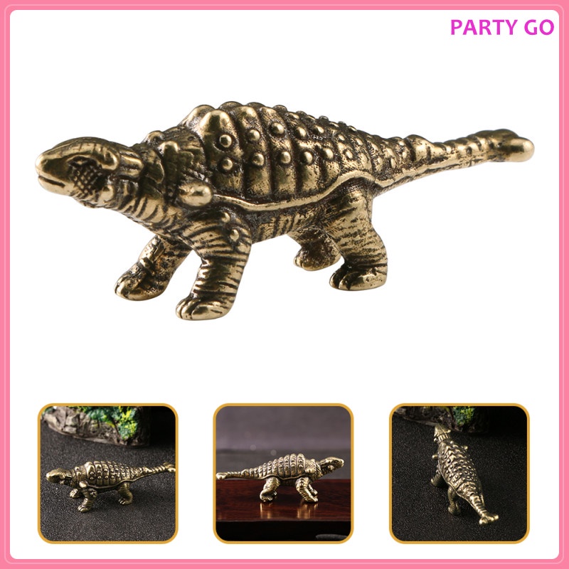Đồ trang trí Khủng Long Bằng Đồng Thau Để Bàn Trang Trí Phong Cách Vintage