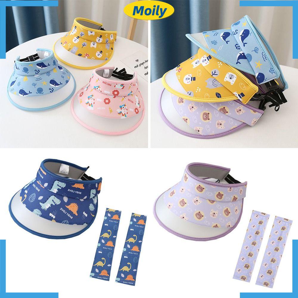 MOILYVN Mũ Chống Nắng / Tia Uv Có Thể Điều Chỉnh Kích Cỡ Dễ Thương Xinh Xắn