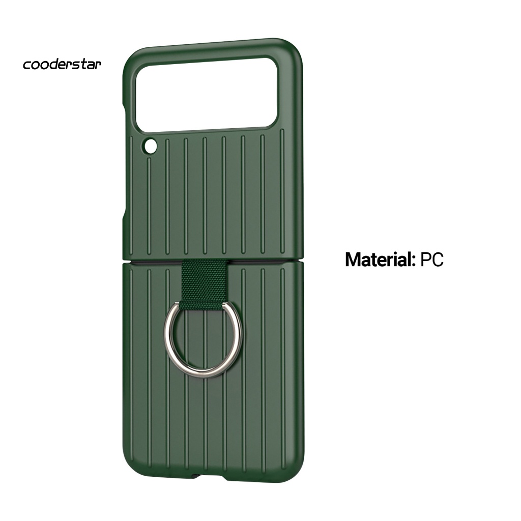 Ốp Điện Thoại Dẻo Kèm Giá Đỡ Nhẫn Chống Sốc Thời Trang Cho Samsung Flip 3