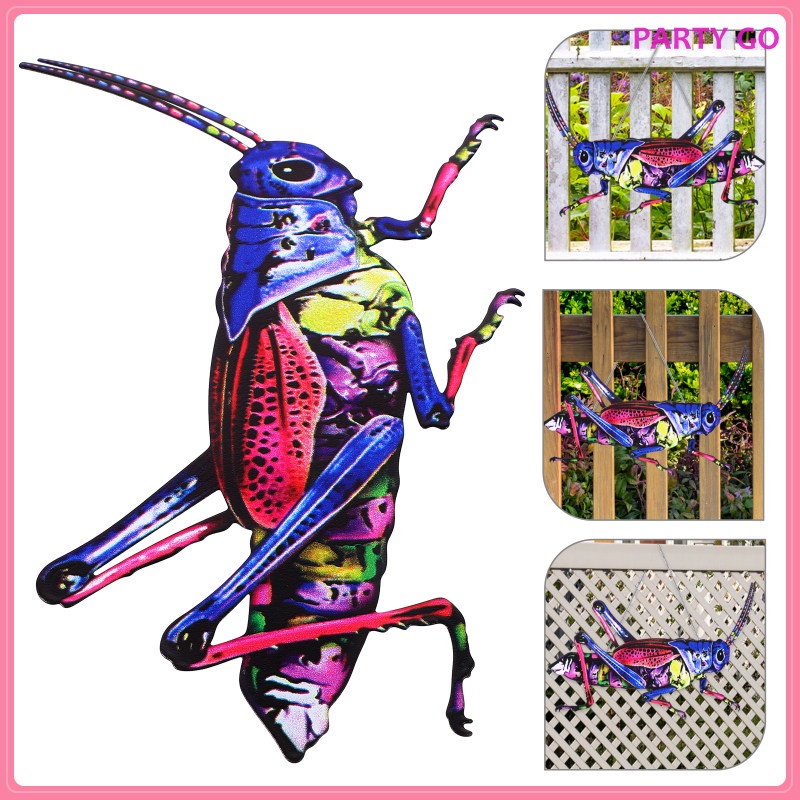 Bức Tượng Côn Trùng Bằng Kim Loại Treo Tường Trang Trí Ngoài Trời