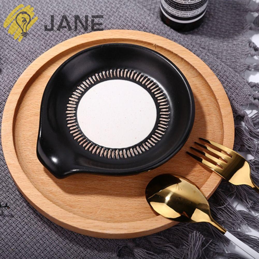 Giá Đỡ Muỗng Nấu Ăn Bằng Sứ Hình Tròn Sang Trọng Tiện Dụng Cho Nhà Bếp