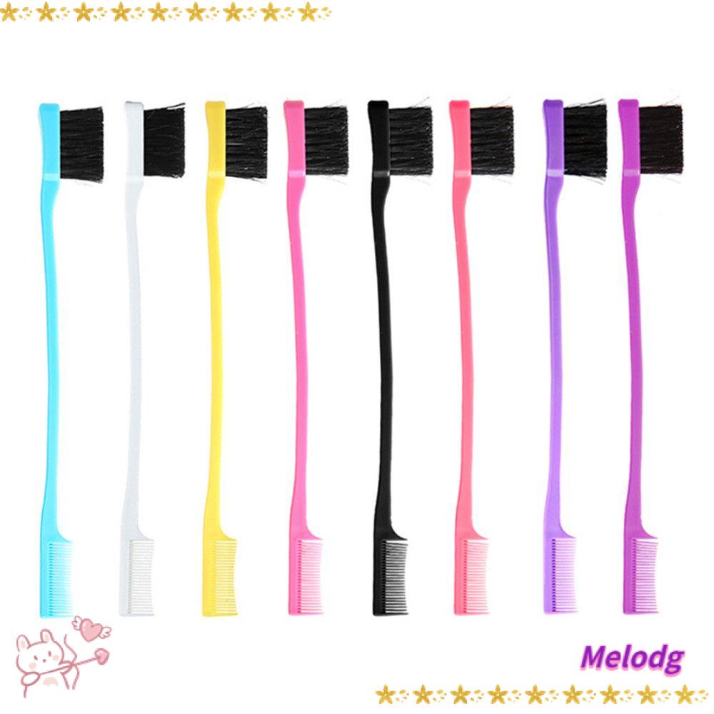 Lược Chải Tạo Kiểu Tóc Hai Mặt Viền Nhiều Màu Sắc