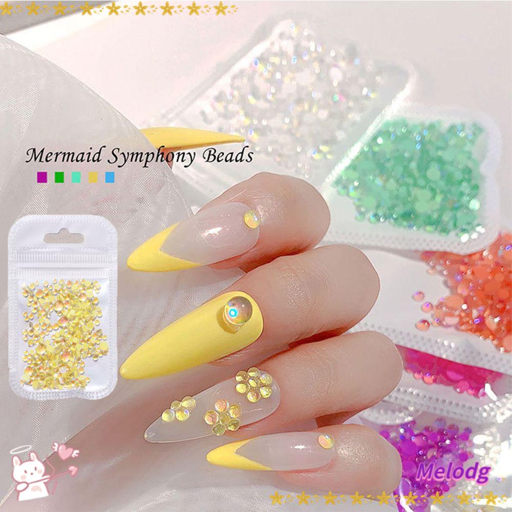 Túi 300 Móng Tay Giả Tiện Dụng|Phụ Kiện Trang Trí Móng Tay Màu Sắc Trong Mờ Độc Đáo|Bút Cảm Ứng Symphony