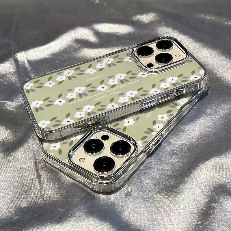 ✅Ốp Điện Thoại Mềm Chống Sốc Họa Tiết Hoa Đơn Giản Cho Iphone 14promax 81113iPhone127 14promax