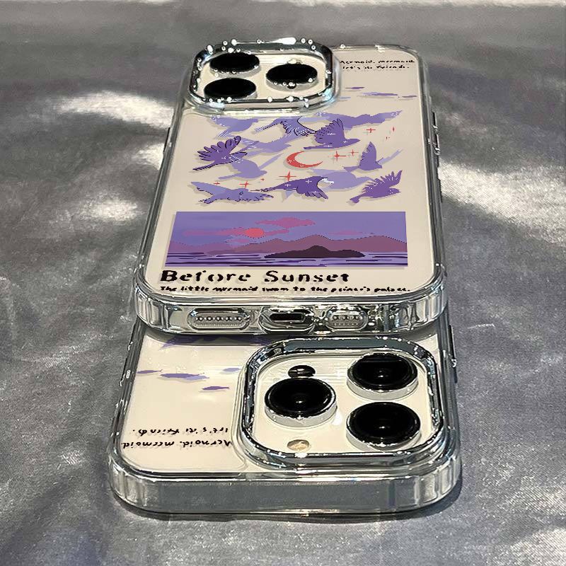 ✅Ốp Điện Thoại Mềm Chống Sốc Hình Chim Bồ Câu Cho Iphone 814pro plus 12 11 / 13 max7ins Z2ST