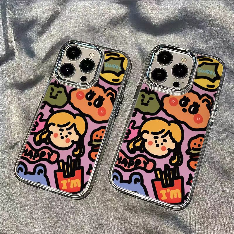 ✅Ốp Điện Thoại Mềm Chống Sốc Họa Tiết Graffiti 137 Cho Iphone max11 814pro / Apple plusiPhone12 KRPZ