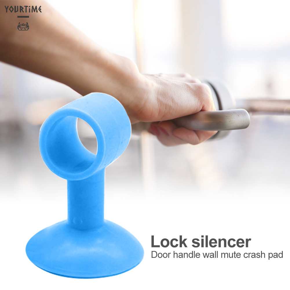 Bộ 2 Miếng Đệm Silicone Dán Tay Nắm Cửa Chống Va Đập
