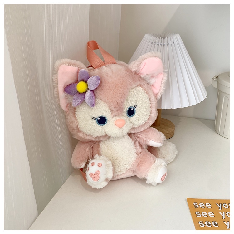 Ba Lô Búp Bê Kuromi Hoạt Hình Nhồi Bông Ba Chiều Cho Nữ