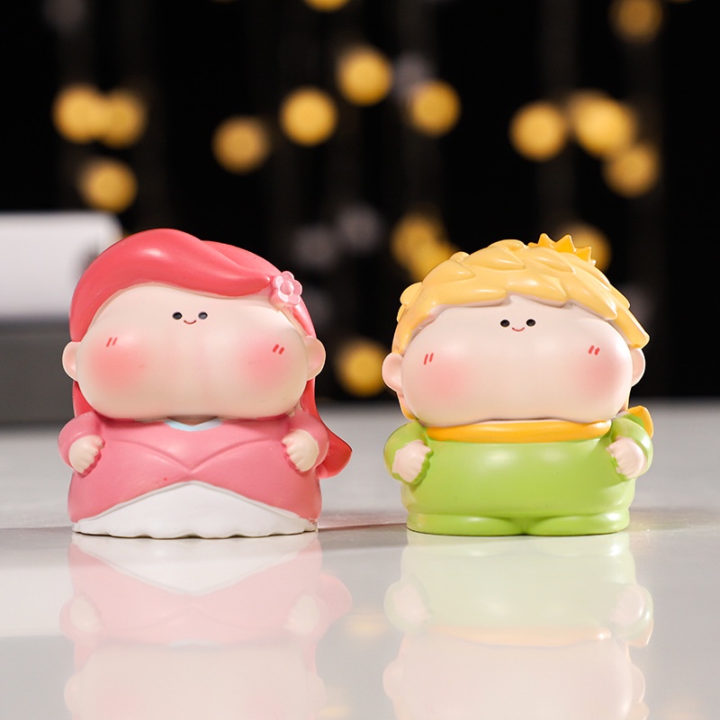 Búp Bê Công Chúa Chubby Dudu Hoạt Hình Siêu Dễ Thương Dùng Trang Trí Xe Hơi