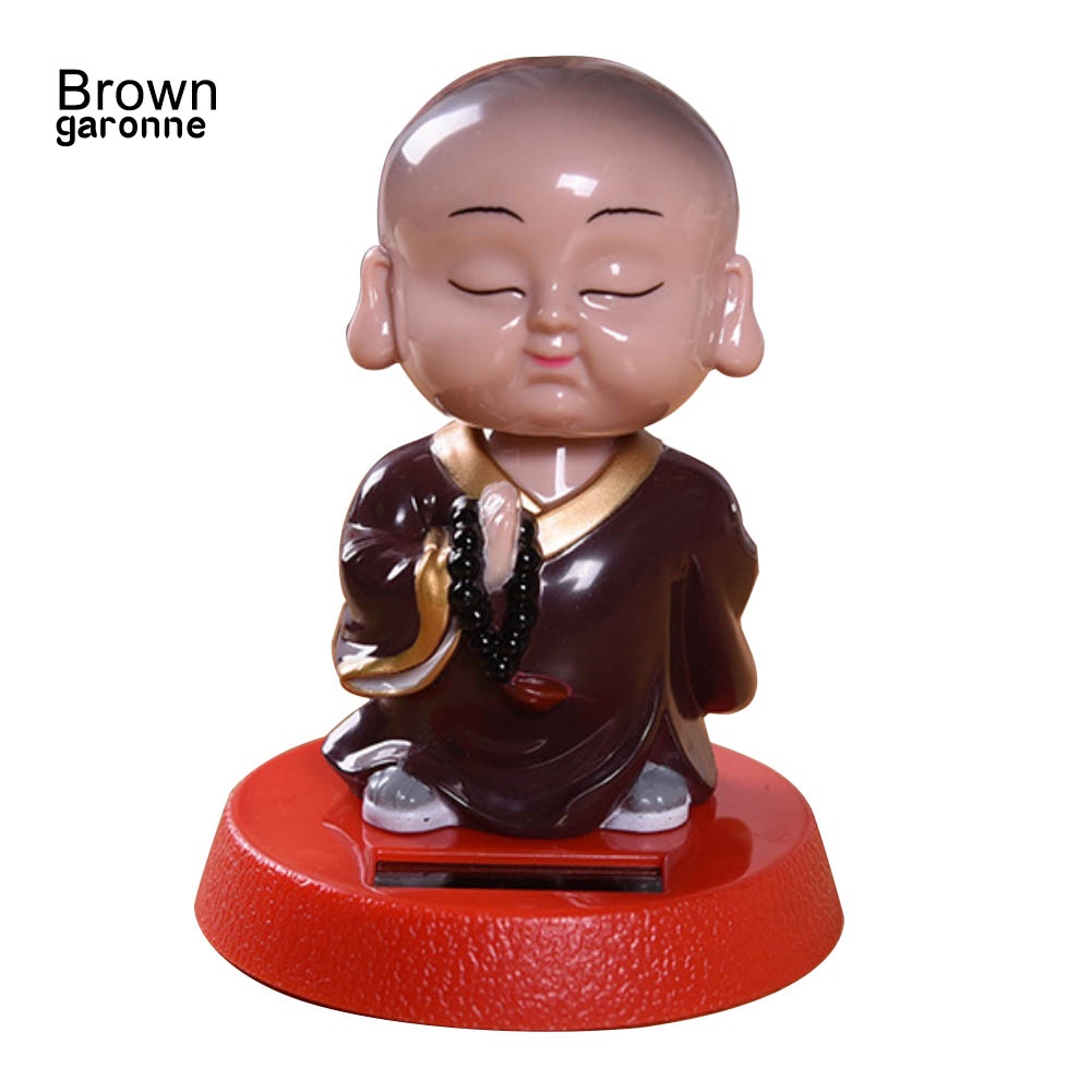 Mô Hình Đồ Chơi Chú Tiểu Hoạt Hình Sử Dụng Năng Lượng Mặt Trời Trang Trí Xe Hơi