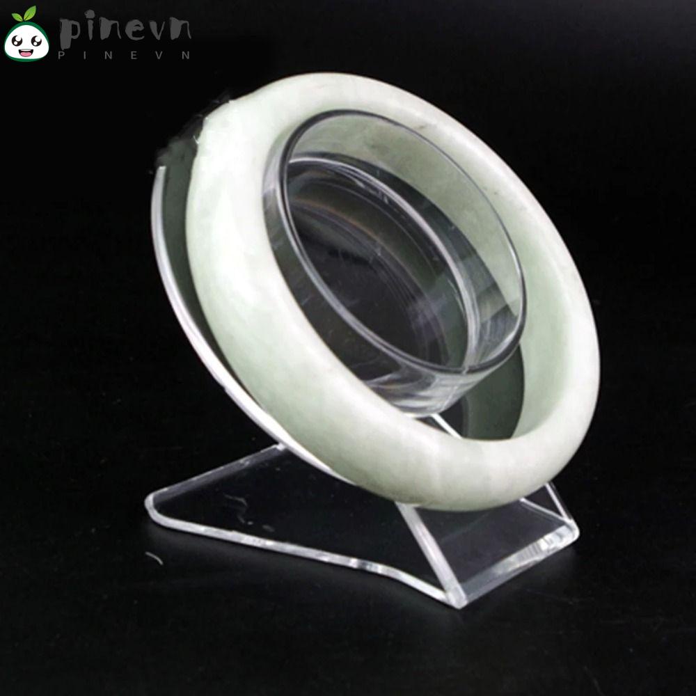 Set 3 Giá Trưng Bày Vòng Đeo Tay Bằng Acrylic Trong Suốt