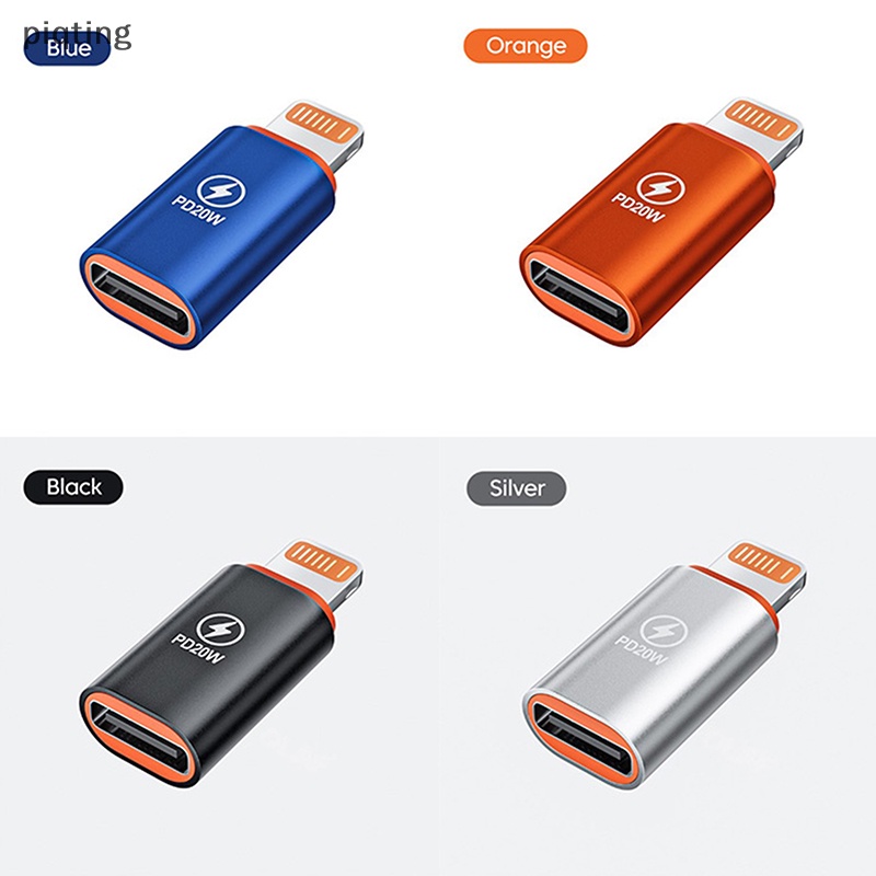 Đầu Nối OTG Piqt 20W Sạc Nhanh PD Cho iOS