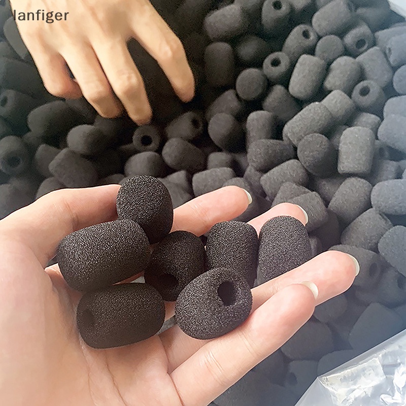 Set 10 Mút Bọc Đầu Micro Màu Đen Thông Dụng