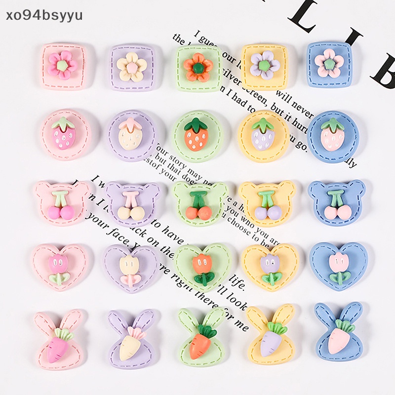 Set 10 Mô Hình Trái Cây 3D Mini Xo94Bsyu Dùng Để Trang Trí Sổ Tay DIY