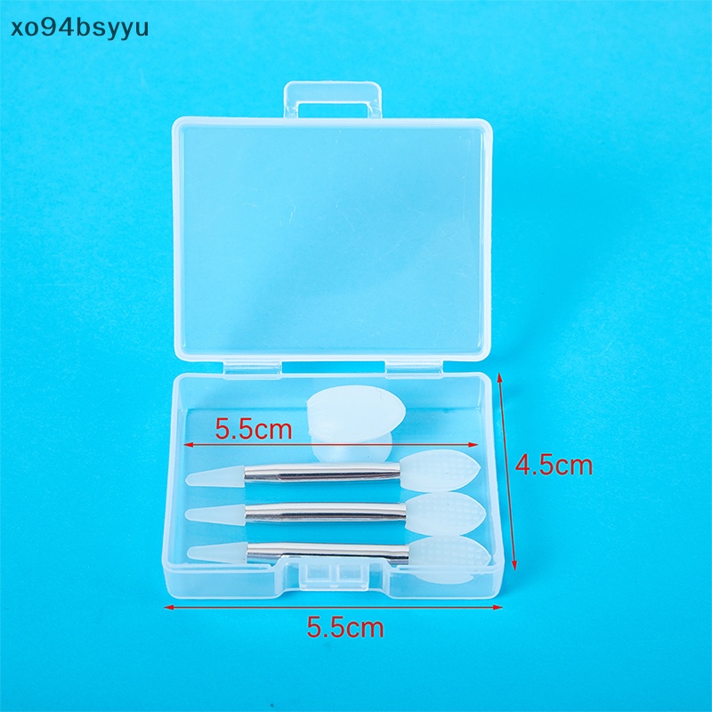 Cọ Đắp Mặt Nạ Môi Xo94Bsyu Hai Đầu Bằng Silicon Kèm Cốc Hút Tiện Dụng