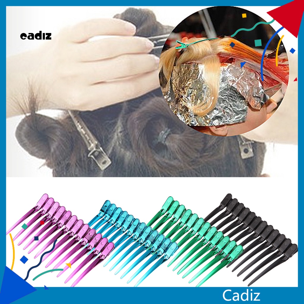 Hộp 12 Kẹp Mỏ Vịt Mạ Điện Dùng Tạo Kiểu Tóc Đa Năng DIY