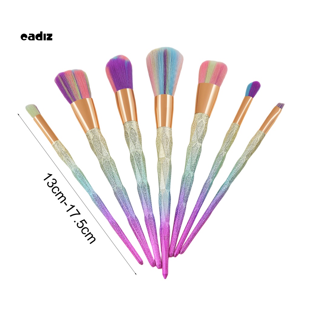 Bộ 7 Cọ Trang Điểm Nền Che Khuyết Điểm Mềm Mại Thoải Mái Tiết Kiệm Thời Gian Chuyên Nghiệp