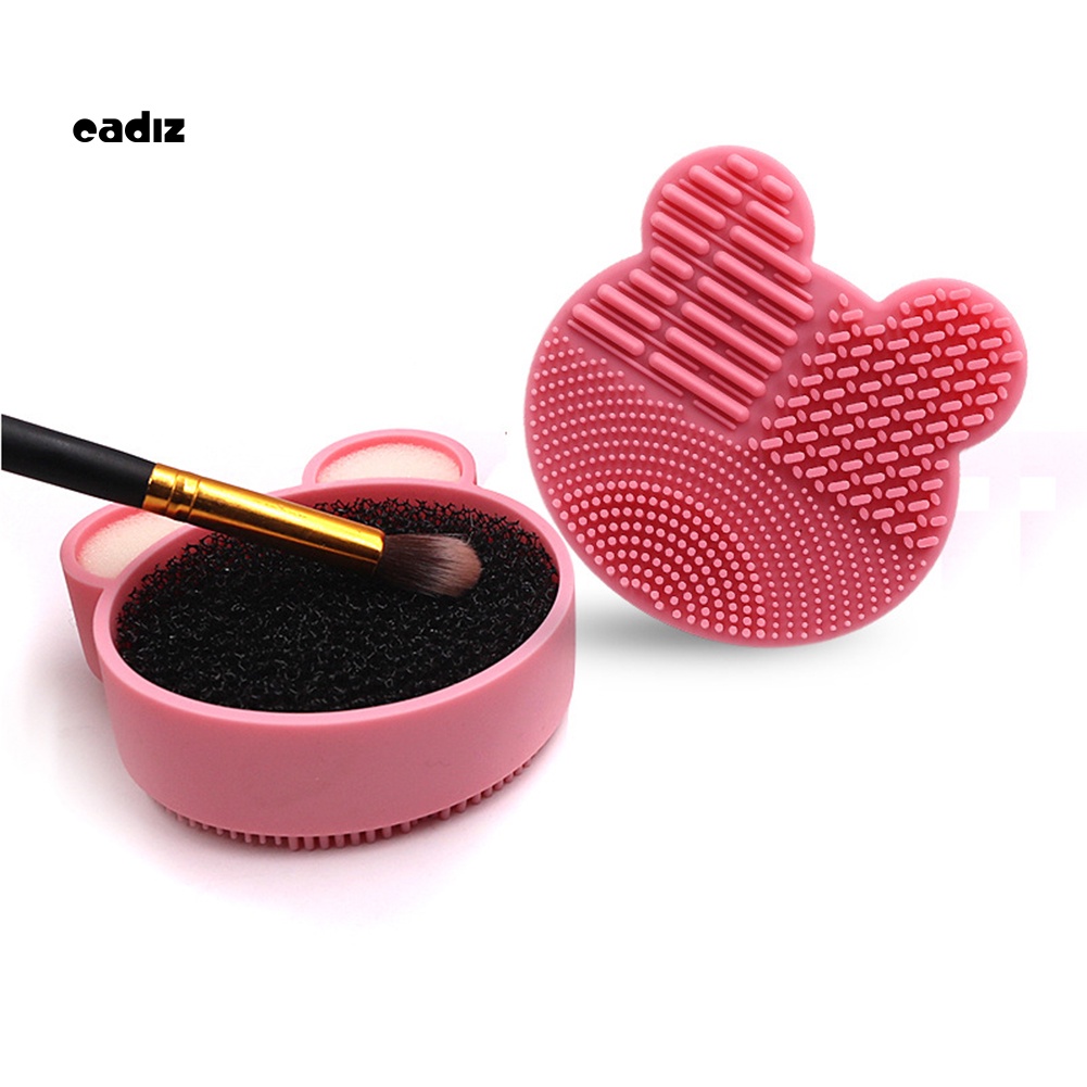 Hộp Vệ Sinh Cọ Trang Điểm Hình Gấu Dễ Thương