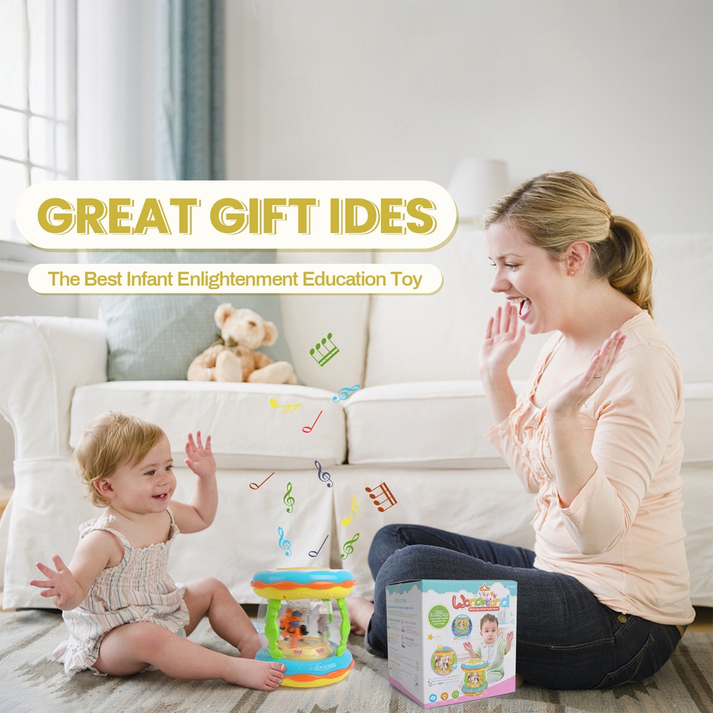 Đồ Chơi Máy Chiếu Đại Dương Có Nhạc Và Đèn Dành Cho Trẻ Em 6 12 Tháng Tuổi
