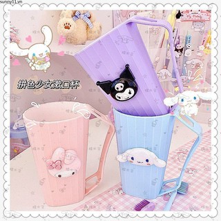 Cốc Đánh Răng Chất Lượng Cao Họa Tiết Sanrio Kuromi Melody Dễ Thương