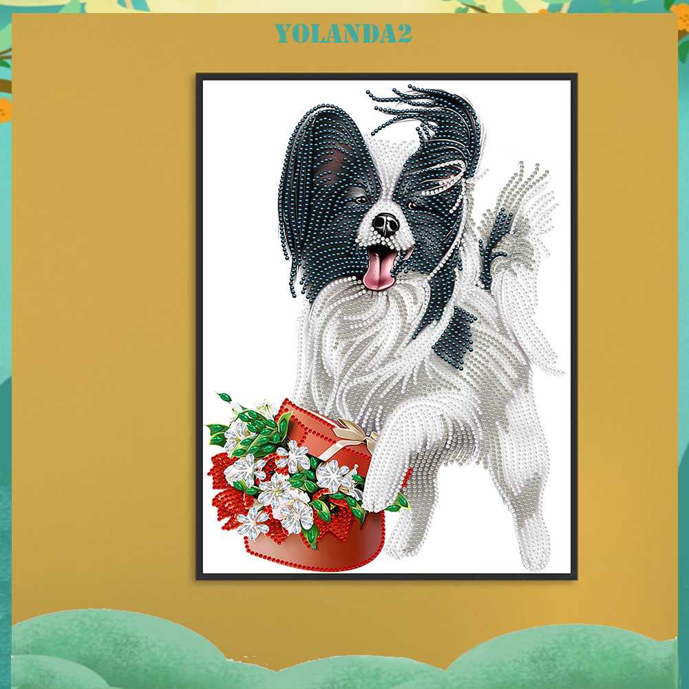 Bộ Tranh Đính Đá 5D Họa Tiết Động Vật Độc Đáo DIY Dùng Trang Trí Nhà Cửa