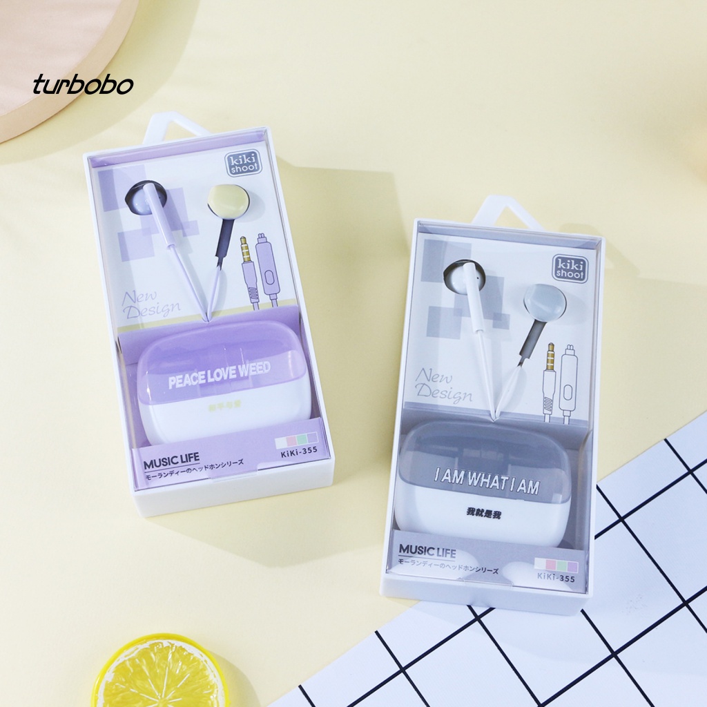 Tai Nghe Nhét Tai Có Dây HD Và Micro Âm Thanh Nổi 3.5mm Kiểu Hoạt Hình Dễ Thương Cho Bé