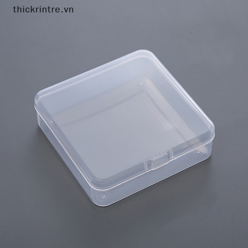 Hộp Nhựa Trong Suốt Hình Vuông Đựng Trang Sức / Hạt Câu Cá Tiện Dụng
