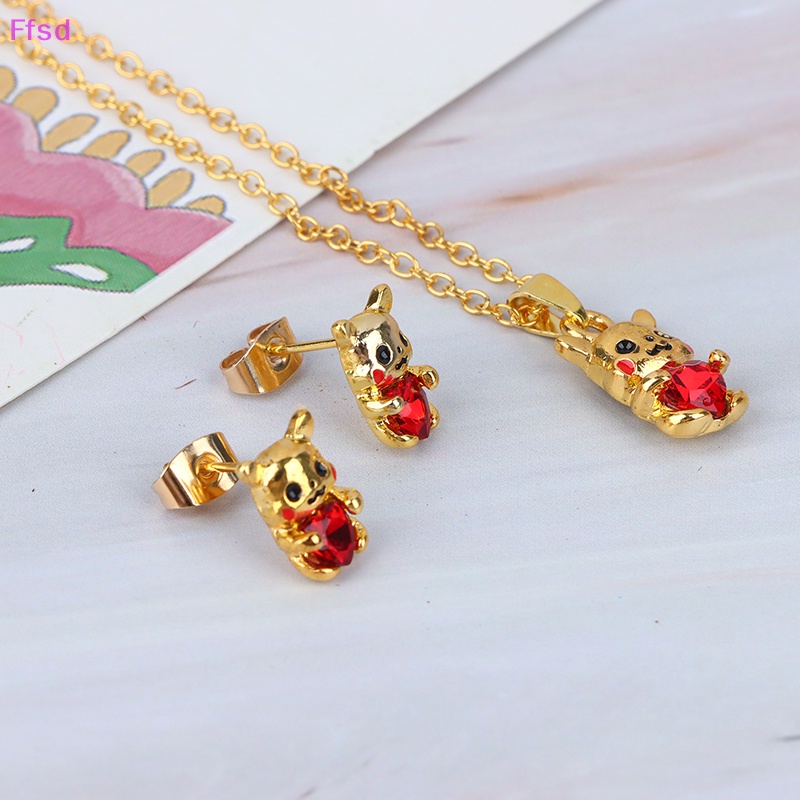 Vòng cổ Mặt Đá Trắng Hình Trái Tim Hoạt Hình Sáng Tạo Dễ Thương