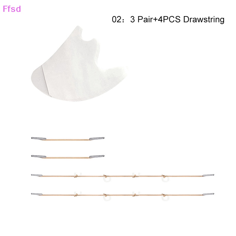 1 Bộ Miếng Dán Nâng Cơ Mặt / Mắt / Cằm Tạo Hình Chữ V Vô Hình