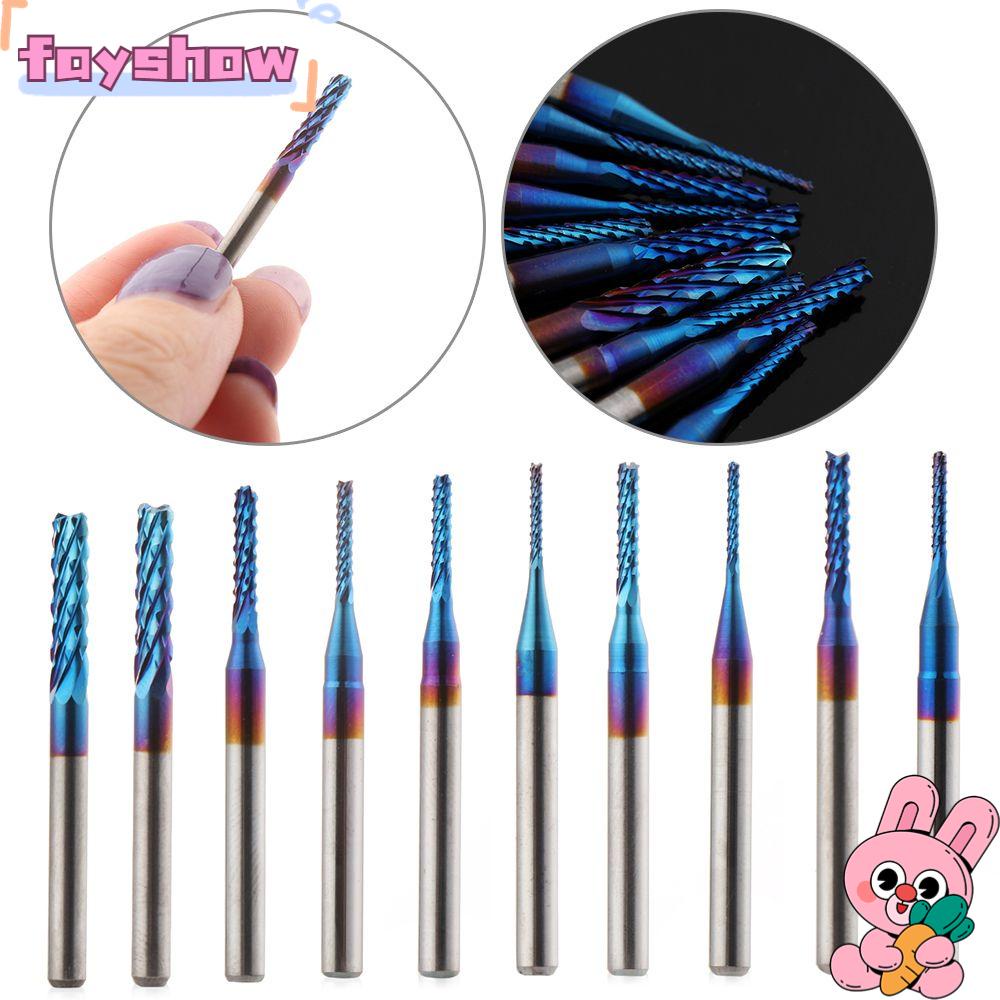 Đầu Khoan Cắt Titan Màu Xanh Dương Kích Thước 0.8-3.175mm