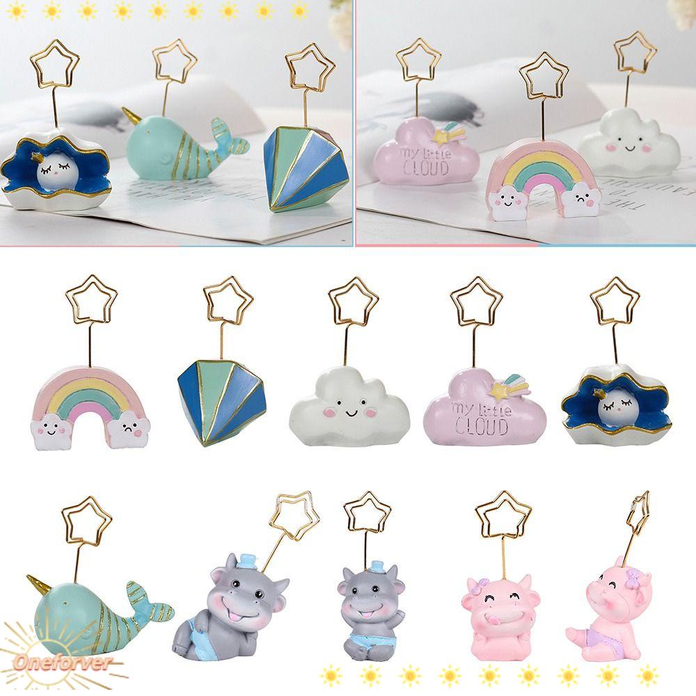 Kẹp Ảnh Hình Cá Voi / Đám Mây / Cầu Vồng / Vỏ Sò Dễ