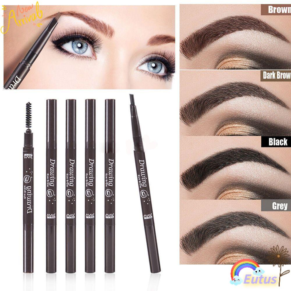 Bút Kẻ Lông Mày Lâu Trôi Thiết Kế Di Động Tiện Dụng