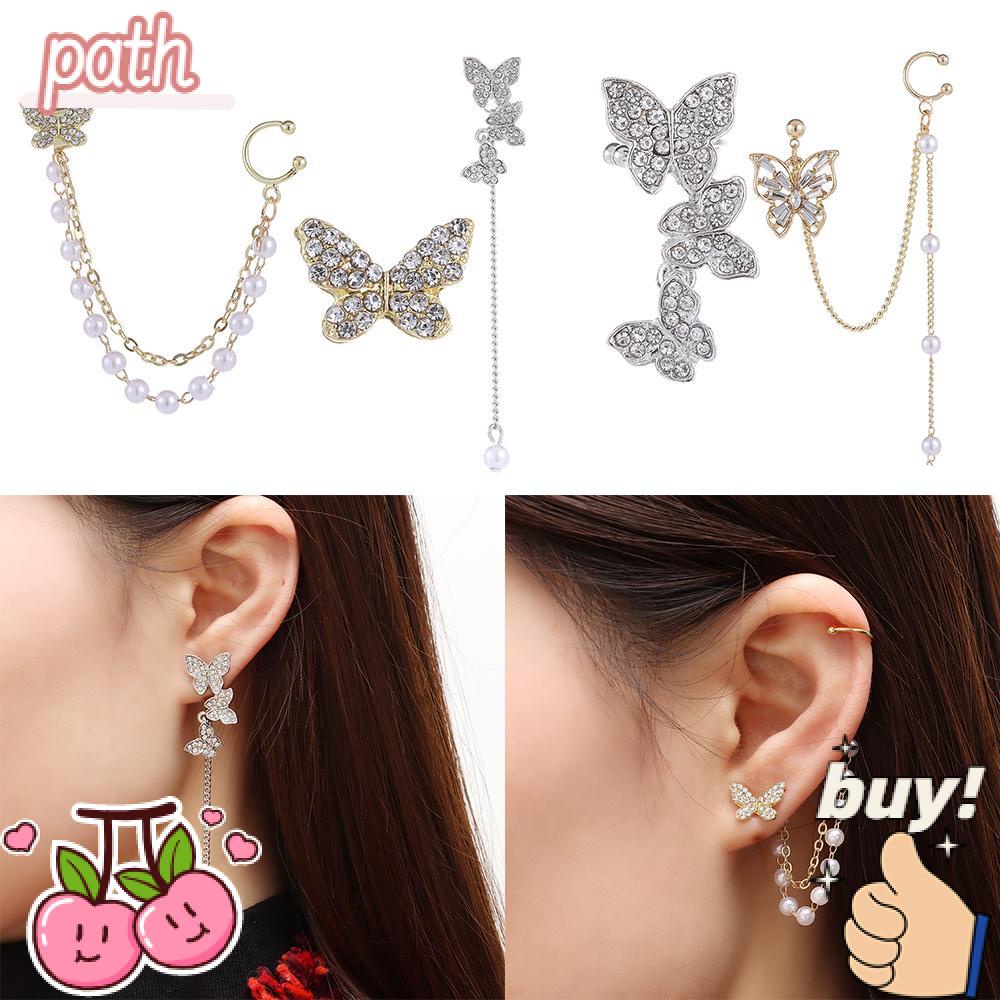 Bông Tai Dáng Dài Hình Bướm Thời Trang Xinh Xắn Cho Nữ