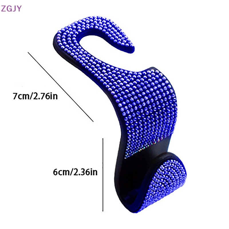 Móc Treo Đồ Gắn Ghế Xe Hơi Đính Đá Kim Cương Mới